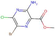 Methyl 3-amino-6-bromo-5-chloropyrazine-2-carboxylate