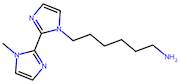 6-(1'-Methyl-1H,1'H-[2,2'-biimidazol]-1-yl)hexan-1-amine