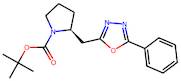 (S)-tert-butyl 2-((5-phenyl-1,3,4-oxadiazol-2-yl)methyl)pyrrolidine-1-carboxylate