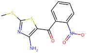 (4-Amino-2-(methylthio)thiazol-5-yl)(2-nitrophenyl)methanone