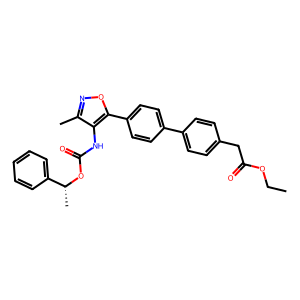 [4'-[3-Methyl-4-[[[((R)-1-phenylethyl)oxy]carbonyl]amino]isoxazol-5-yl]biphenyl-4-yl]acetic acid e…