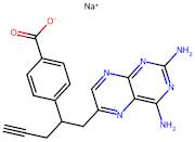 Sodium 4-(1-(2,4-diaminopteridin-6-yl)pent-4-yn-2-yl)benzoate