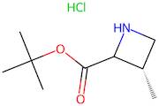 tert-Butyl (3S)-3-methylazetidine-2-carboxylate hydrochloride