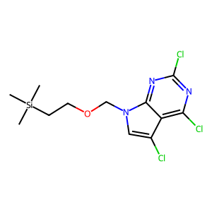 2,4,5-Trichloro-7-((2-(trimethylsilyl)ethoxy)methyl)-7H-pyrrolo[2,3-d]pyrimidine