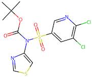 tert-Butyl ((5,6-dichloropyridin-3-yl)sulfonyl)(thiazol-4-yl)carbamate