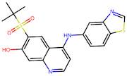 4-(Benzo[d]thiazol-5-ylamino)-6-(tert-butylsulfonyl)quinolin-7-ol