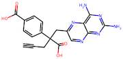 4-(2-Carboxy-1-(2,4-diaminopteridin-6-yl)pent-4-yn-2-yl)benzoic acid