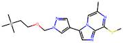 6-Methyl-8-(methylthio)-3-[1-[[2-(trimethylsilyl)ethoxy]methyl]-1H-pyrazol-4-yl]imidazo[1,2-a]pyra…