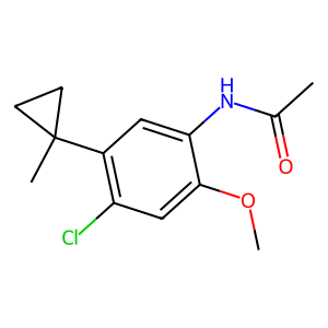 N-[4-Chloro-2-methoxy-5-(1-methylcyclopropyl)phenyl]acetamide