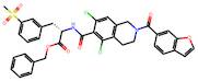 Benzyl (S)-2-(2-(benzofuran-6-carbonyl)-5,7-dichloro-1,2,3,4-tetrahydroisoquinoline-6-carboxamido)…