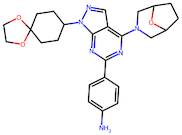 4-(4-(8-Oxa-3-azabicyclo[3.2.1]octan-3-yl)-1-(1,4-dioxaspiro[4.5]decan-8-yl)-1H-pyrazolo[3,4-d]pyr…