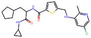 5-(((5-chloro-2-methylpyridin-3-yl)amino)methyl)-N-(3-cyclopentyl-1-(cyclopropylamino)-1-oxopropan…