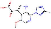 2-(4-Methoxy-7-(3-methyl-1H-1,2,4-triazol-1-yl)-1H-pyrrolo[2,3-c]pyridin-3-yl)-2-oxoacetic acid