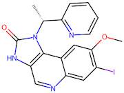 (R)-7-iodo-8-methoxy-1-(1-(pyridin-2-yl)ethyl)-1H-imidazo[4,5-c]quinolin-2(3H)-one