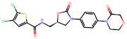 (R)-4,5-dichloro-N-((2-oxo-3-(4-(3-oxomorpholino)phenyl)oxazolidin-5-yl)methyl)thiophene-2-carbo...