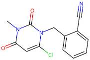 2-((6-Chloro-3-methyl-2,4-dioxo-3,4-dihydropyrimidin-1(2H)-yl)methyl)benzonitrile