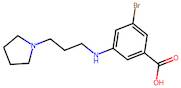 3-Bromo-5-((3-(pyrrolidin-1-yl)propyl)amino)benzoic acid