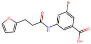 3-Bromo-5-(3-(furan-2-yl)propanamido)benzoic acid