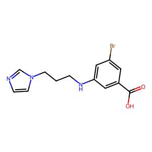 3-((3-(1H-Imidazol-1-yl)propyl)amino)-5-bromobenzoic acid