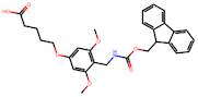 5-(4-(((((9H-Fluoren-9-yl)methoxy)carbonyl)amino)methyl)-3,5-dimethoxyphenoxy)pentanoic acid