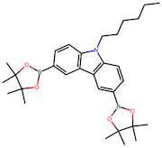 9-Hexyl-3,6-bis(4,4,5,5-tetramethyl-1,3,2-dioxaborolan-2-yl)-9H-carbazole