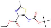 Ethyl 5-((tert-butoxycarbonyl)amino)-2-methylthiazole-4-carboxylate