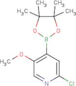 2-Chloro-5-methoxy-4-(4,4,5,5-tetramethyl-1,3,2-dioxaborolan-2-yl)pyridine