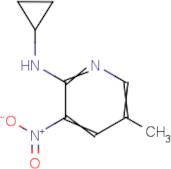 2-Cyclopropylamino-5-methyl-3-nitropyridine