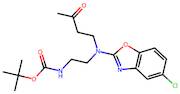 tert-Butyl 2-((5-chlorobenzo[d]oxazol-2-yl)(3-oxobutyl)amino)ethylcarbamate