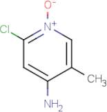 4-Amino-2-chloro-5-methylpyridin-1-ium-1-olate