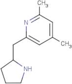 2,4-Dimethyl-6-(2-pyrrolidinylmethyl)pyridine