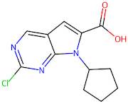 2-Chloro-7-cyclopentyl-7H-pyrrolo[2,3-d]pyrimidine-6-carboxylic acid