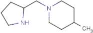 4-Methyl-1-(pyrrolidin-2-ylmethyl)piperidine