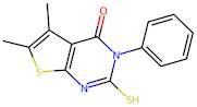 2-Mercapto-5,6-dimethyl-3-phenylthieno[2,3-d]pyrimidin-4(3H)-one