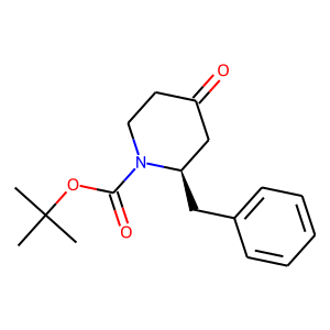 (2R)-2-Benzyl-4-oxopiperidine, N-BOC protected