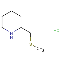 2-[(Methylsulfanyl)methyl]piperidine hydrochloride