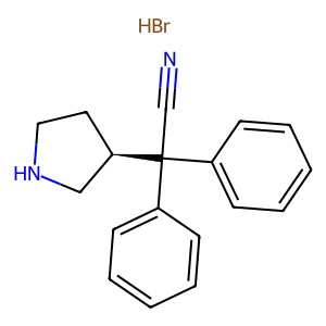 (S)-2,2-Diphenyl-2-(pyrrolidin-3-yl)acetonitrile hydrobromide