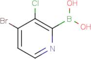 4-Bromo-3-chloropyridine-2-boronic acid