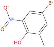 4-Bromo-2-methyl-6-nitrophenol