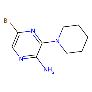 5-Bromo-3-(piperidin-1-yl)pyrazin-2-amine