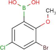 3-Bromo-5-chloro-2-methoxyphenylboronic acid