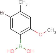 5-Bromo-2-methoxy-4-methylphenylboronic acid