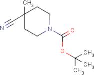 1-Boc-4-cyano-4-methyl-piperidine