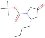 (2S)-2-Butyl-4-oxopyrrolidine, N-BOC protected