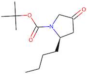 (2R)-2-Butyl-4-oxopyrrolidine, N-BOC protected