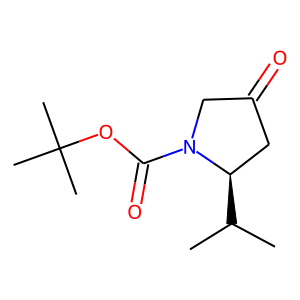 (2S)-2-Isopropyl-4-oxopyrrolidine, N-BOC protected