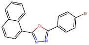 2-(4-Bromophenyl)-5-(1-naphthyl)-1,3,4-oxadiazole