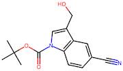 tert-Butyl 5-cyano-3-(hydroxymethyl)-1H-indole-1-carboxylate