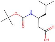 (S)-3-(tert-Butoxycarbonylamino)-5-methylhexanoic acid