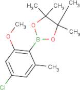 2-(4-Chloro-2-methoxy-6-methylphenyl)-4,4,5,5-tetramethyl-1,3,2-dioxaborolane